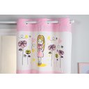 Ver imagem 2 de Cortina Infantil Estampada Menininha 2,00x1,70m Rosa FASTLAR CORTINA DE COZINHA