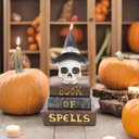 Ver imagem 2 de Escultura de Resina Cranio Decorativo Shakespeare Halloween