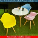 Ver imagem 2 de Mesa Infantil Eiffel Dkr Rivatti 60 Cm (largura) Tampo em Polipropileno (pp) Amarelo Base em Madeira