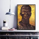 Ver imagem 2 de Quadro Decorativo Zumbi Dos Palmares 33x24cm:madeira Preta