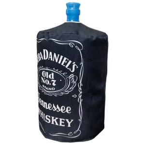 Capa para Galão de Água 20 Litros Invertido Preto Bebida Jack Daniel's