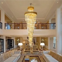 Lustre Londres Cristal K9 Dourado D650*h1800mm 22xe-14 - 5