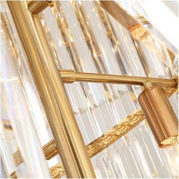 Lustre Londres Cristal K9 Dourado D650*h1800mm 22xe-14 - 11