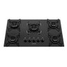 Cooktop 5 Bocas a Gás Tripla Chama Bivolt Preto Essencial Itatiaia 3700000194 - 2