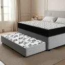 Ver imagem 2 de Cama Box com Colchão de Espuma D45 Ortobom Airtech 150 + Auxiliar de Espuma Unique Solteiro 88cm