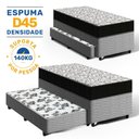 Ver imagem 3 de Cama Box com Colchão de Espuma D45 Ortobom Airtech 150 + Auxiliar de Espuma Unique Solteiro 88cm