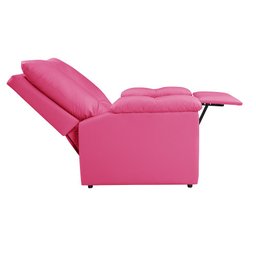 Poltrona Reclinável Lisboa Suede Estética Cílios Mamãe com Mocho/ Assento de Elevação - 9