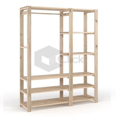 arara para guardar roupa Multiuso estilo contemporâneo - 5