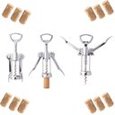 Ver imagem 4 de Abridor de Garrafa de Vinho Saca Rolhas Metal Gourmet