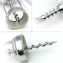 Ver imagem 2 de Abridor de Garrafa de Vinho Saca Rolhas Metal Gourmet