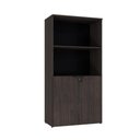 Ver imagem 1 de Armário Alto Estante com 02 Portas 161,5x80x42cm Wlae80 Terracota - Preto