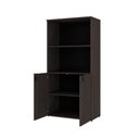 Ver imagem 3 de Armário Alto Estante com 02 Portas 161,5x80x42cm Wlae80 Terracota - Preto