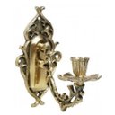 Ver imagem 1 de Arandela Castiçal Parede Bronze Luminária Vela Decoração Casa