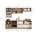 Ver imagem 5 de Cozinha Completa Etna 7 Peças Balcão Cooktop - Poliman Móveis