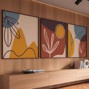 Ver imagem 1 de Quadro Decorativo 3 Telas Composição Ii Diversos Tamanhos