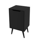 Ver imagem 1 de Gabinete para Banheiro Branco com 1 Porta Bn3641 Tecnomobili Cor: Preto