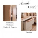Ver imagem 5 de Kit 15 Puxador de Móveis Wave Cava 30cm em Alumínio - Cobre