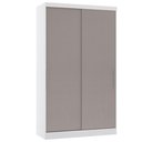 Ver imagem 1 de Guarda Roupa Modulado 134,50cm 2 Portas de Correr Alpes Luciane Móveis