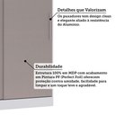 Ver imagem 4 de Guarda Roupa Modulado 134,50cm 2 Portas de Correr Alpes Luciane Móveis