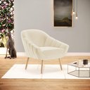 Ver mais imagens de Kit 02 Poltronas Giovana Linho Natural A19 Bege