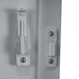 Porta Sanfonada Pvc Translucida 210x84 Cinza - 7