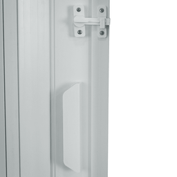 Porta Sanfonada Pvc Translucida 210x84 Cinza - 4