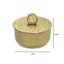 Ver imagem 4 de Caixa Porta Joia Decor em Metal Dourado C/tampa - 8,5x15cm