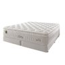 Cama Box King Branco + Colchão Molas Ensacadas Látex Visco Gel Kingston 193x203x68cm - 1