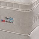 Ver imagem 5 de Cama Box King Branco + Colchão Molas Ensacadas Látex Visco Gel Kingston 193x203x68cm