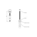 Ver imagem 2 de Kit Parafuso Fixador Aco Inox para Assento Sanitario Blukit