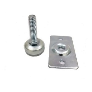 Sapata Niveladora 1/4 20mm com Chapa 20 Unidades