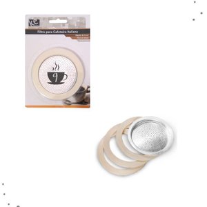 Filtro para Cafeteira Italiana / Moka de Alumínio Reposição - 9 Xícaras