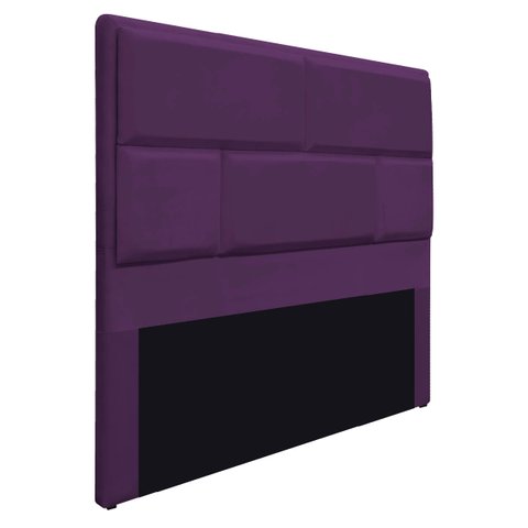 Cabeceira Queen Brick P02 160 cm para cama Box Suede - Doce Sonho Móveis CABECEIRA QUEEN CABECEIRA E