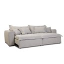 Ver imagem 3 de Sofá retrátil 3 lugares 2m Montalcino - Linho Scott