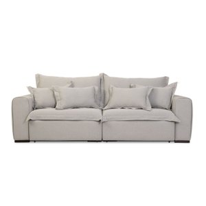 Sofá retrátil 3 lugares 2m Montalcino - Linho Scott