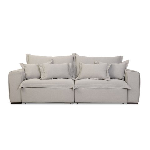 Sofá retrátil 3 lugares 2m Montalcino - Linho Scott