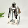 Lanterna Decorativa Marroquina Prata Inox P - 5