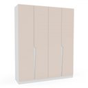 Ver imagem 2 de Guarda-roupa Infantil Colorino 4 Portas 4 Gavetas Branco/creme - Politorno