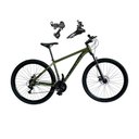 Ver imagem 1 de Bicicleta Aro 29 Absolute Nero 5 Alumínio 21V Câmbios Shimano Mountain Bike Freio a Disco Oliva 15