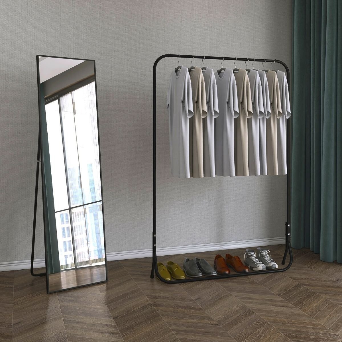 Arara Para Roupa 130 cm Nova Decor Arara para roupas - 3