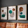 Quadro Decorativo 3 Telas Composição Iii Diversos Tamanhos - 1