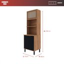 Ver imagem 3 de Torre Quente Thalita - 3 Portas Espaço para Forno e Micro-ondas - Móveis Sul