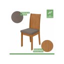 Ver imagem 7 de Jogo Mesa Lopas Celebrare sem Vidro 90x90cm 4 Cadeiras