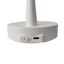 Ver mais imagens de Luminaria Abajur de Mesa 3 Tons Led Touch Bateria Recarregavel Usb Flexivel Casa Sala Quarto Cabecei