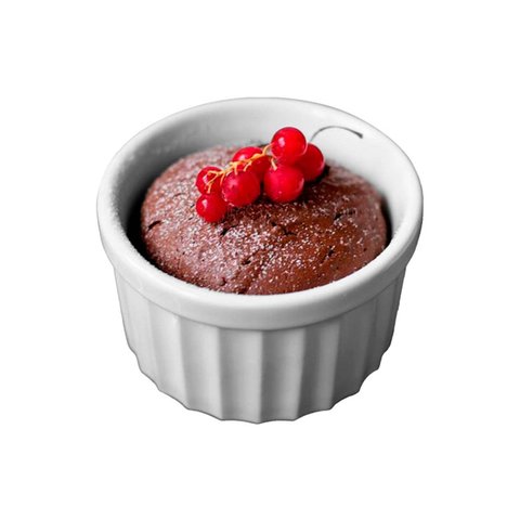 6 Ramekin de Porcelana 90ml Ramequim Pote Bowl