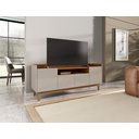 Ver imagem 1 de Rack Adria 1.6 para Tv até 60 Polegadas Moderno Espaçoso e Elegante - 5 Cores:off White/cedro