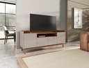 Ver imagem 1 de Rack Adria 1.6 para Tv até 60 Polegadas Moderno Espaçoso e Elegante - 5 Cores:off White/cedro
