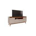 Ver imagem 3 de Rack Adria 1.6 para Tv até 60 Polegadas Moderno Espaçoso e Elegante - 5 Cores:off White/cedro