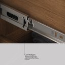 Ver imagem 3 de Cozinha Modulada 340m Firenze C/ Balcão 120m de Pia S/ Tampo -amêndola Touch/ Nude Prime Tx Demóbile