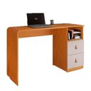 Ver imagem 2 de Escrivaninha para Quarto 127 Cm com 2 Gavetas Alice Jcm Cinamomo/off White